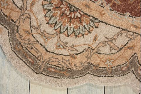 Nourison HERITAGE HALL Beige Star 80 X 80 Area Rug 99446012906 805-98730 Image 3