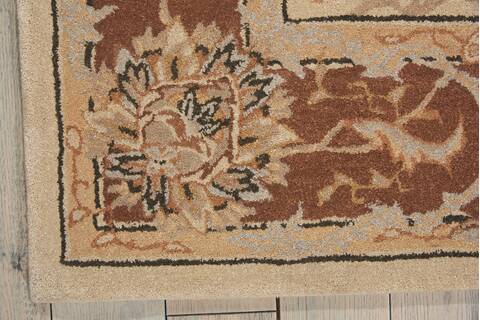 Nourison Heritage Hall Beige 86 X 116 Area Rug 805-98731 Image 1