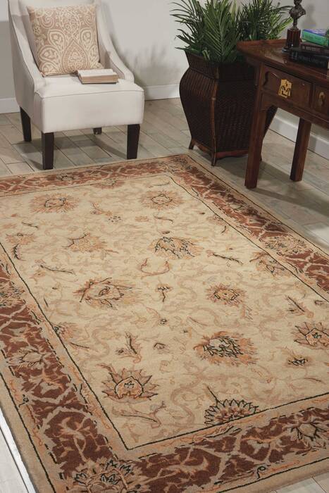 Nourison Heritage Hall Beige 86 X 116 Area Rug 805-98731 Image 2