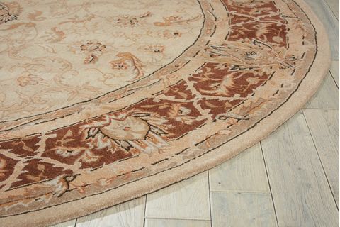 Nourison HERITAGE HALL Beige Round 90 X 90 Area Rug 99446012999 805-98732 Image 2
