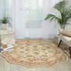 Nourison HERITAGE HALL Beige Star 60 X 60 Area Rug 99446312860 805-98739 Thumb 1