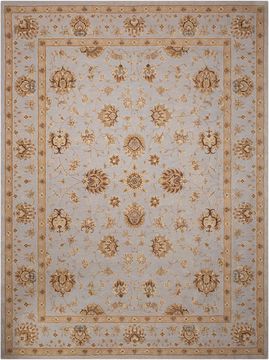 Nourison HERITAGE HALL Blue Rectangle 12x15 ft Wool Carpet 98745
