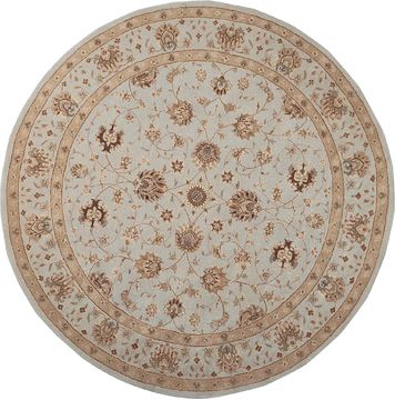 Nourison HERITAGE HALL Blue Round 9'0" X 9'0" Area Rug 99446251244 805-98754