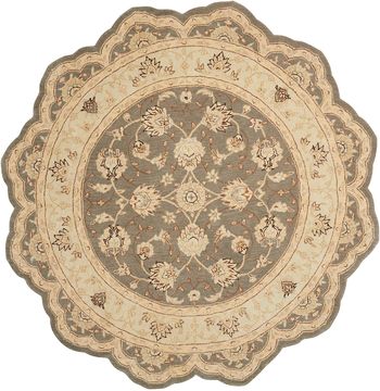 Nourison HERITAGE HALL Grey Star 5 to 6 ft Wool Carpet 98761