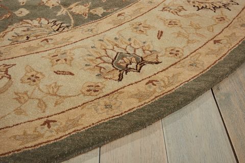 Nourison HERITAGE HALL Grey Round 90 X 90 Area Rug 99446313003 805-98765 Image 2