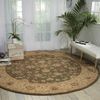 Nourison HERITAGE HALL Grey Round 90 X 90 Area Rug 99446313003 805-98765 Thumb 1