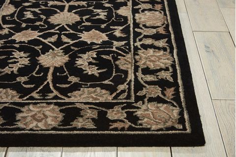 Nourison HERITAGE HALL Black Runner 26 X 80 Area Rug 99446288653 805-98769 Image 2