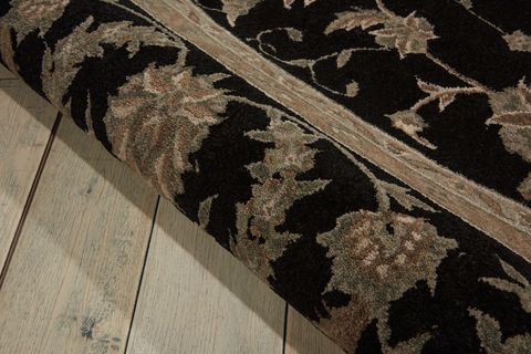 Nourison HERITAGE HALL Black Runner 26 X 80 Area Rug 99446288653 805-98769 Image 4
