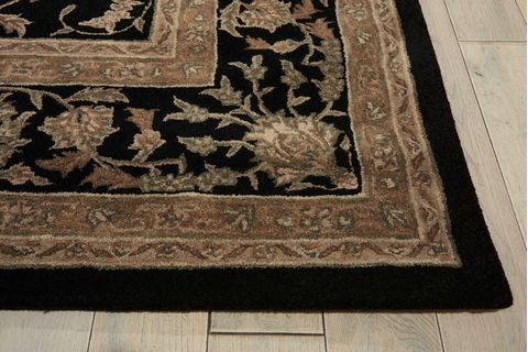 Nourison HERITAGE HALL Black 79 X 99 Area Rug 99446288721 805-98773 Image 2