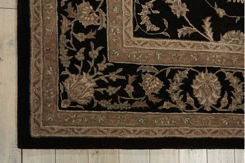 Nourison HERITAGE HALL Black 79 X 99 Area Rug 99446288721 805-98773 Image 3