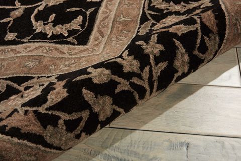 Nourison HERITAGE HALL Black 79 X 99 Area Rug 99446288721 805-98773 Image 4