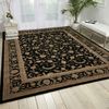 Nourison HERITAGE HALL Black 79 X 99 Area Rug 99446288721 805-98773 Thumb 1