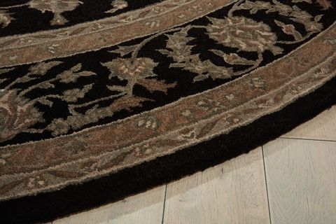 Nourison HERITAGE HALL Black Round 90 X 90 Area Rug 99446288790 805-98776 Image 2