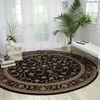 Nourison HERITAGE HALL Black Round 90 X 90 Area Rug 99446288790 805-98776 Thumb 1