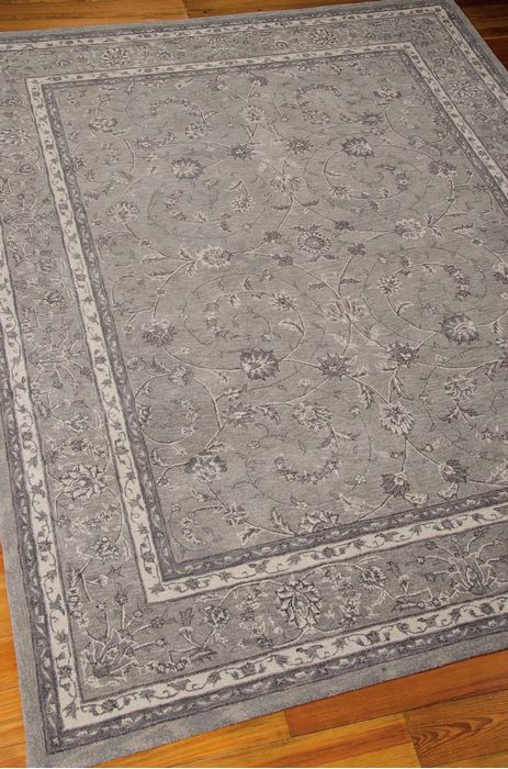 Nourison HERITAGE HALL Grey 120 X 150 Area Rug 99446271983 805-98778 Image 1