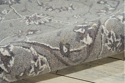 Nourison HERITAGE HALL Grey 120 X 150 Area Rug 99446271983 805-98778 Image 4
