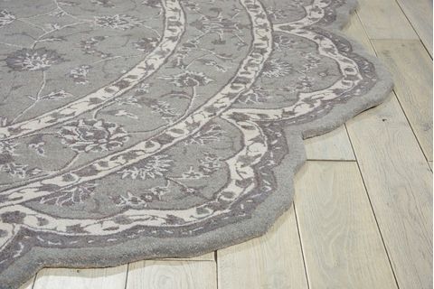 Nourison HERITAGE HALL Grey Star 80 X 80 Area Rug 99446271921 805-98785 Image 2