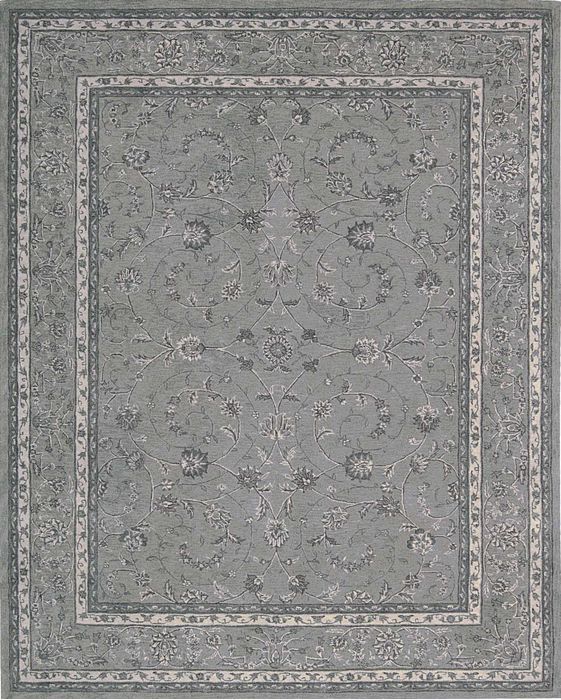 Nourison HERITAGE HALL Grey 99 X 139 Area Rug 99446271976 805-98788 Image 0