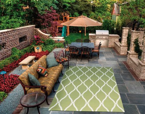 Nourison HOME GARDEN Green 44 X 63 Area Rug 99446207739 805-98885 Image 1