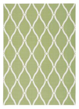 Nourison Home & Garden Green 7'9" X 10'10" Area Rug  805-98887