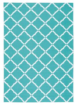 Nourison Home & Garden Blue 4'3" X 6'3" Area Rug  805-98901