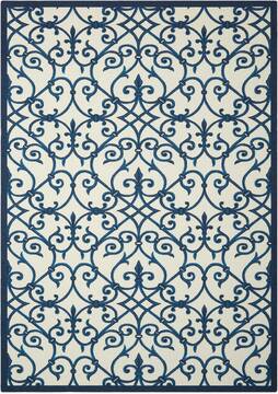 Nourison Home & Garden Blue 10'0" X 13'0" Area Rug  805-98920