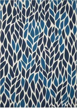 Nourison Home & Garden Blue 10'0" X 13'0" Area Rug  805-98928