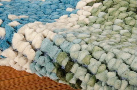 Nourison IMPRESSIONIST Blue 40 X 60 Area Rug 99446214850 805-98936 Image 4
