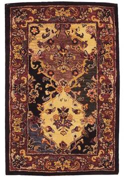 Nourison India House Multicolor Rectangle 2x4 ft Wool Carpet 98993