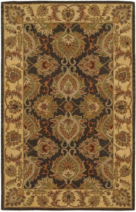 Nourison INDIA HOUSE Green 50 X 80 Area Rug 99446803580 805-99014 Image 0