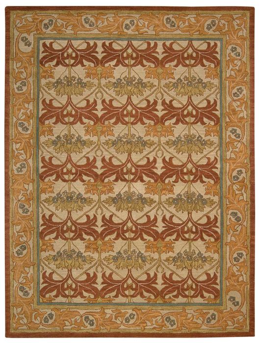 Nourison INDIA HOUSE Beige 80 X 106 Area Rug 99446231598 805-99107 Image 0