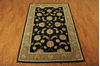 Nourison INDIA HOUSE Black 36 X 56 Area Rug 99446232045 805-99140 Thumb 1