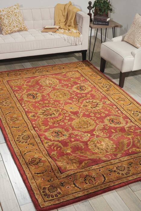 Nourison Jaipur Red Round 60 X 60 Area Rug 805-99175 Image 3