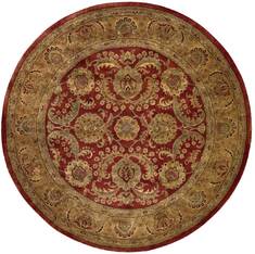 Nourison Jaipur Red Round 6'0" X 6'0" Area Rug  805-99175