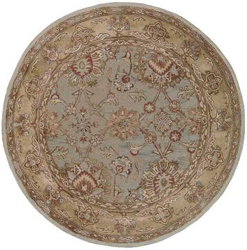 Nourison Jaipur Blue Round 6'0" X 6'0" Area Rug  805-99192