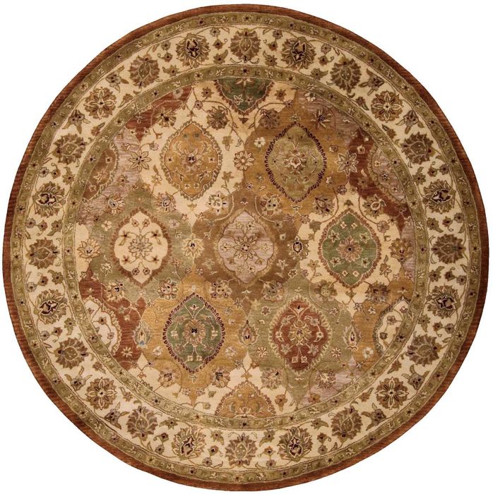 Nourison JAIPUR Multicolor Round 60 X 60 Area Rug 99446553188 805-99240 Image 0