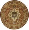 Nourison Jaipur Red Round 60 X 60 Area Rug  805-99290 Thumb 0