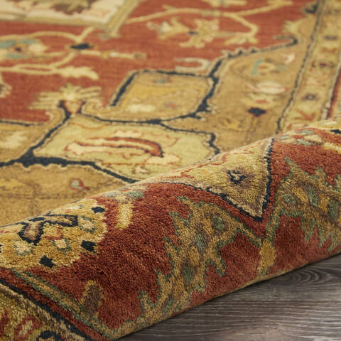 Nourison Jaipur Red 79 X 99 Area Rug 805-99291 Image 2