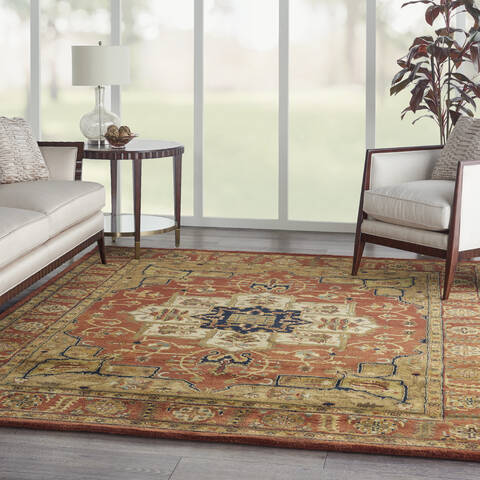 Nourison Jaipur Red 79 X 99 Area Rug 805-99291 Image 5