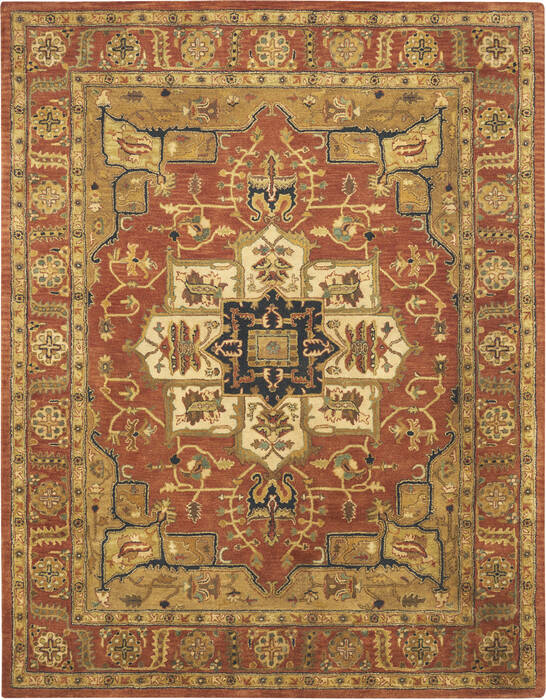 Nourison Jaipur Red 79 X 99 Area Rug 805-99291 Image 0