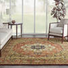 Nourison Jaipur Red 79 X 99 Area Rug 805-99291 Thumb 3