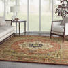 Nourison Jaipur Red 79 X 99 Area Rug 805-99291 Thumb 5