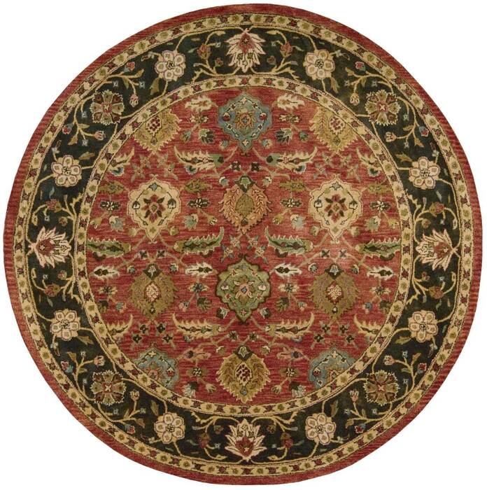 Nourison Jaipur Red Round 60 X 60 Area Rug 805-99306 Image 0