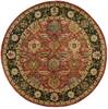 Nourison Jaipur Red Round 60 X 60 Area Rug  805-99306 Thumb 0