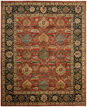 Nourison Jaipur Red 7'9" X 9'9" Area Rug  805-99307