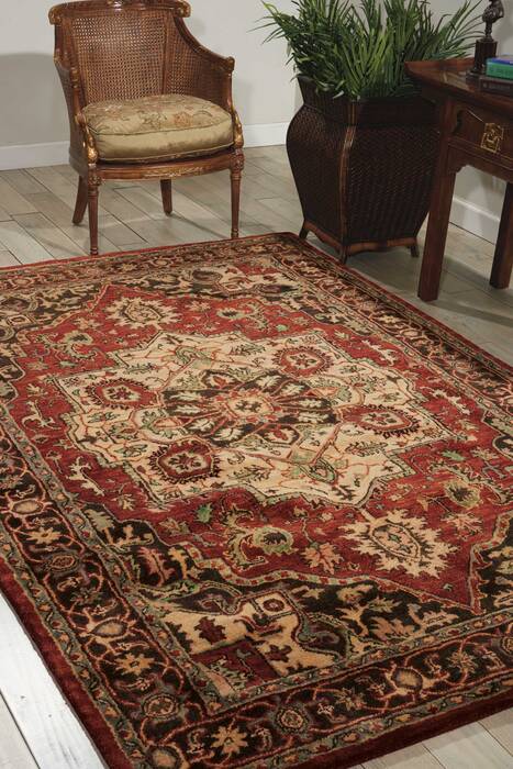 Nourison Jaipur Red Round 80 X 80 Area Rug 805-99316 Image 3