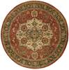 Nourison Jaipur Red Round 80 X 80 Area Rug  805-99316 Thumb 0