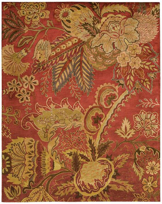 Nourison Jaipur Red 79 X 99 Area Rug 805-99363 Image 0