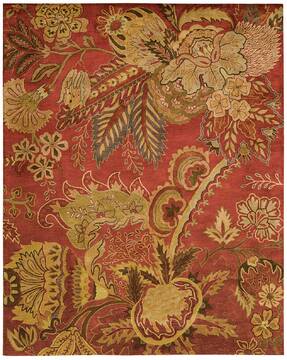 Nourison Jaipur Red 7'9" X 9'9" Area Rug  805-99363