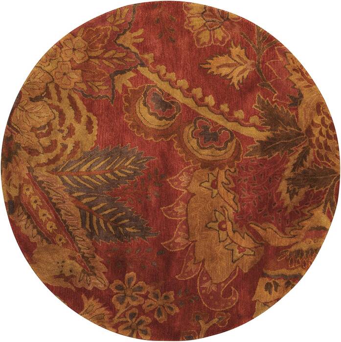Nourison Jaipur Red Round 80 X 80 Area Rug 805-99364 Image 0